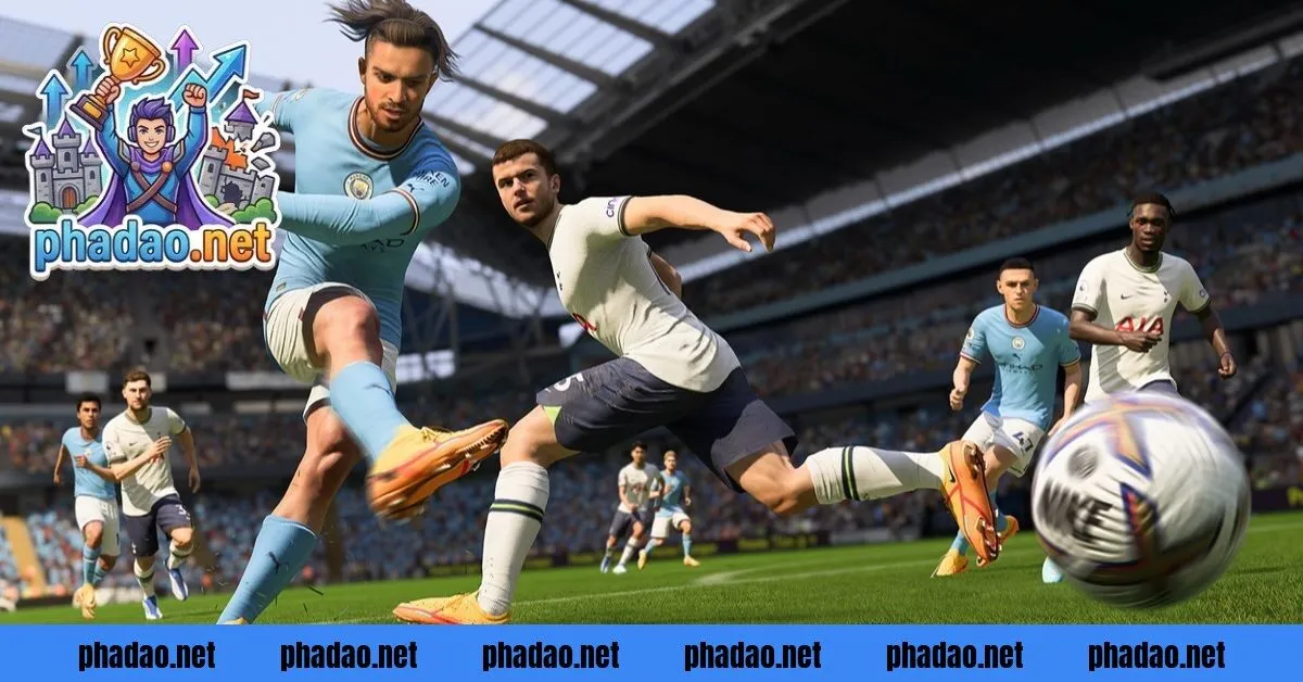 Minh họa trải nghiệm game bóng đá mobile với lối chơi độc lạ và cuốn hút