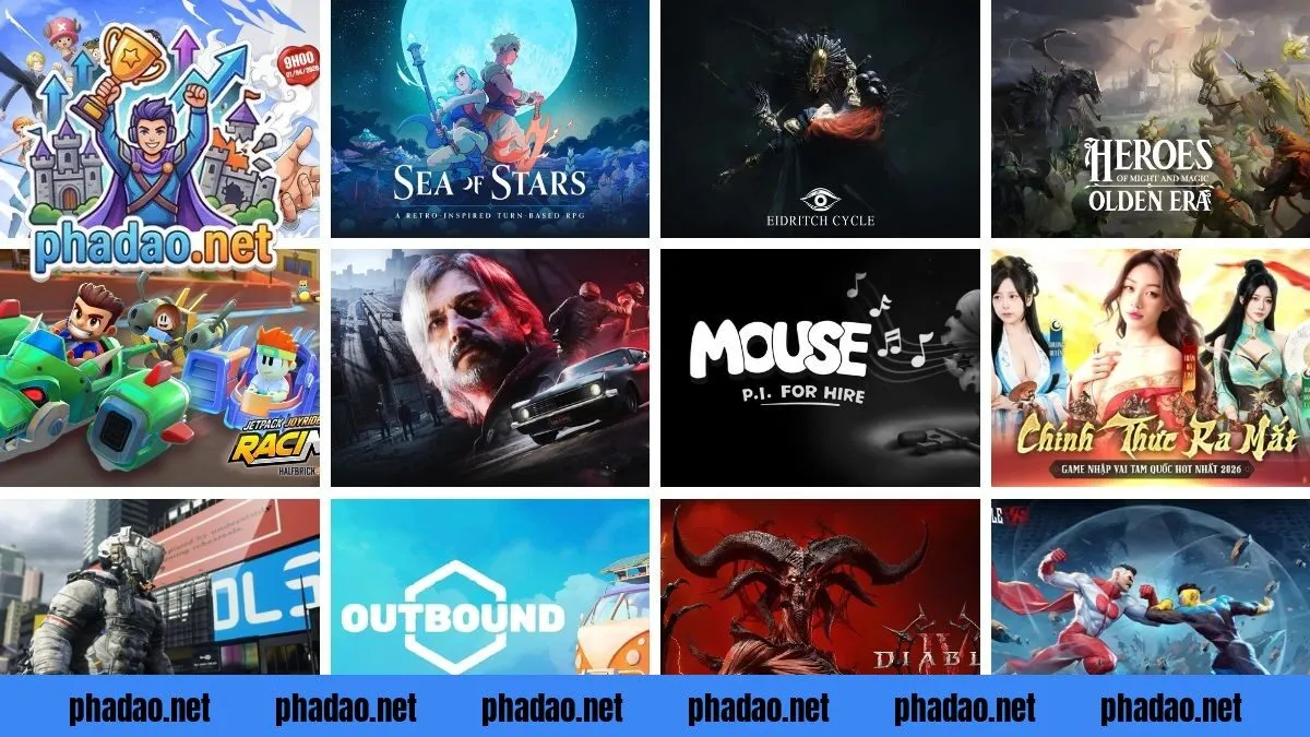 Minh họa các dòng game chiến thuật và sinh tồn sắp ra mắt nổi bật