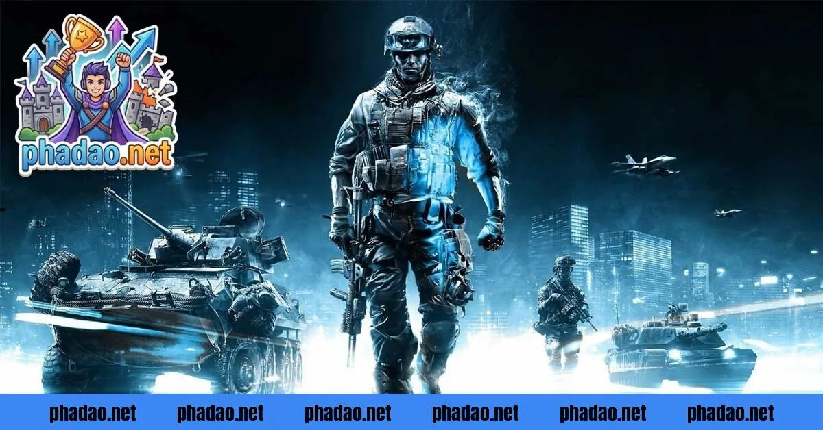 Hình nền game tổng quan thể hiện không gian giải trí số và tầm nhìn phát triển thế giới game hiện đại