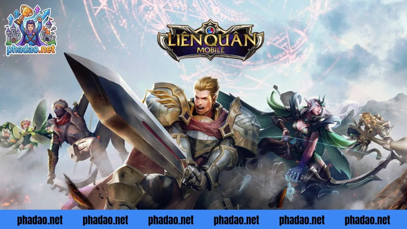 Hình ảnh các game thủ Liên Quân nổi tiếng minh họa yếu tố ảnh hưởng đến mức lương